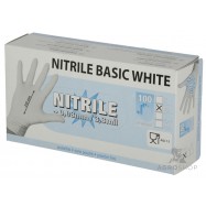 Vienreizlietojamie cimdi Nitrile Basic White XL 100 gab