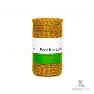 Elektriskā gana auklaAgroShop EcoLine dzeltena/sarkani 250m