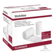 Elastīgā saite Technobase Stretchino, ClinicPack 8cm 5m, 10gab