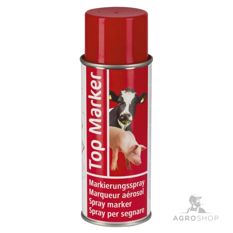 Kerbl TopMarker sarkana dzīvnieku marķēšanas krāsa 500 ml