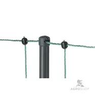 Elektriskais žogs putniem PoultryNet Premium 1,06x25m ar dubultajiem asmeņiem