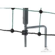 Elektriskais žogs putniem PoultryNet Premium 1,06x25m ar dubultajiem asmeņiem