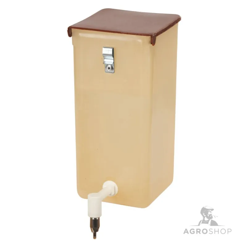 Dzeramā pudele trušiem 1000 ml, brūna