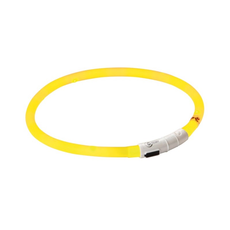 LED kakla siksna MaxiSafe 55cm dzeltena