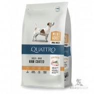 Suņu barība QUATTRO Mini Adult ar mājputnu gaļu 1,5 kg