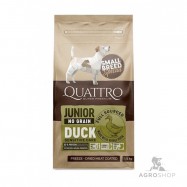 Suņu barība QUATTRO SuperPremium Junior ar pīles gaļu 7 kg