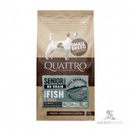 Suņu barība QUATTRO SuperPremium Senior/Diet ar lasi 7 kg