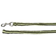 Lead rope Hippo with carabine hook, anthracite/lemon