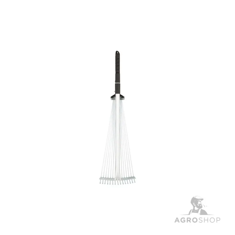 Regulējams grābeklis ar teleskopisku rokturi