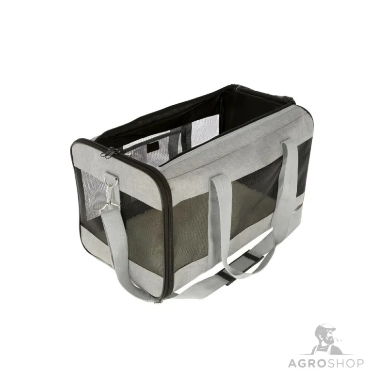Mājdzīvnieku transportēšanas soma, pelēka 52 x 31 x 31 cm
