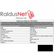 Siena ruļļu tīkls RaldusNet Premium 12gm 1,23x2000m