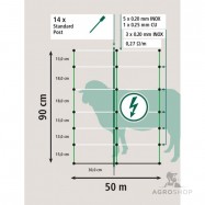 Elektriskā gana siets aitām TopLine Plus 0,9x50m