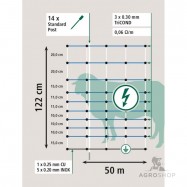 Elektriskais aizsargsiets Ovinet Maxi 1,22x50m