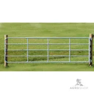 Ganību vārti cinkoti, regulējami 4-5 m, augstums 110 cm