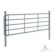 Ganību vārti cinkoti, regulējami 3-4 m, augstums 110 cm
