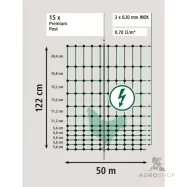 Elektriskā žogs putniem PoultryNet Premium
