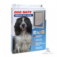 DogMate ®  divvirzienu durvju lūka, balta