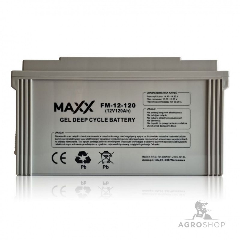 Gēla akumulators MAXX 12V 120Ah