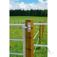 Vārti no cinkota metāla, regulējami 2–3 m, 90 cm