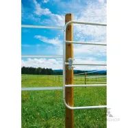 Vārti no cinkota metāla, regulējami 2–3 m, 90 cm