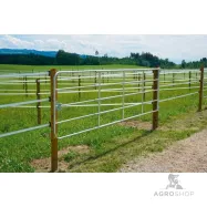 Vārti no cinkota metāla, regulējami 3–4 m, 90 cm