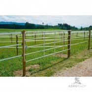 Fence gate 4-5 m, adjustable, height: 90 cm, galvanized