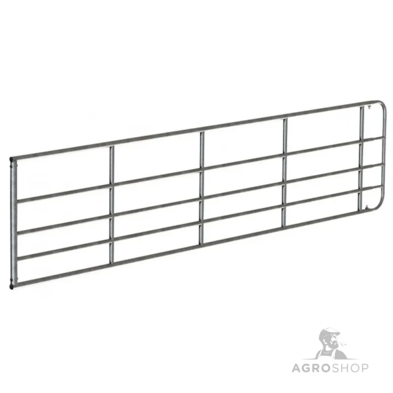 Ganību vārti cinkoti, regulējami 4-5 m, augstums 110 cm
