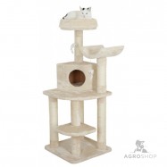 Corner Cat Tree Zirc., beige, 56x56x130cm