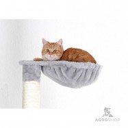 Cat Tree Square, grey, 59x50x178cm