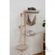 Wall Cat Tree Dolomit Grappa 80x53x204, taupe