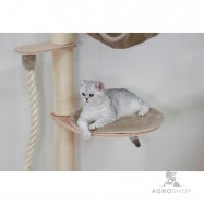 Wall Cat Tree Dolomit Grappa 80x53x204, taupe