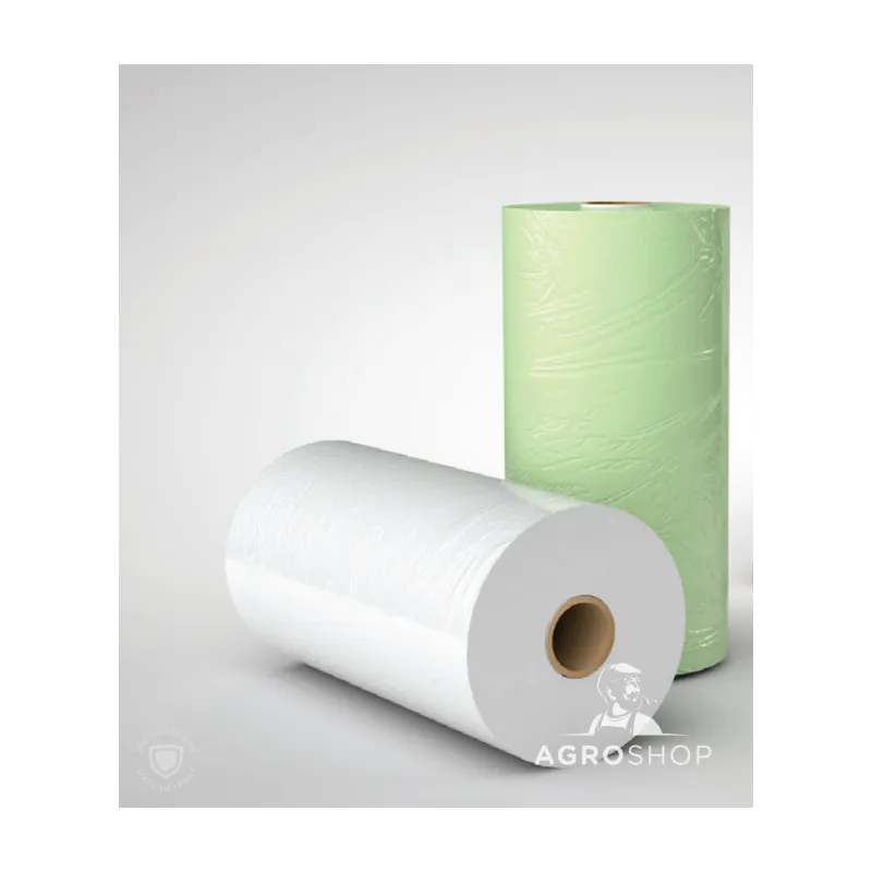 Rituļu ietinamā plēve Agroshop EcoWrapper 500mm 1800m balts