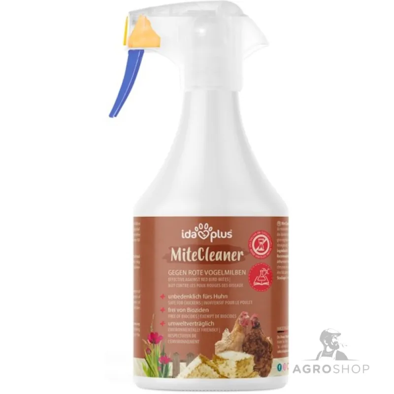 IdaPlus MiteCleaner smidzināms līdzeklis pret ērcītēm 500 ml