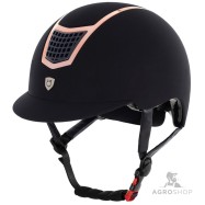 Jāšanas ķivere Equestro Eclipse StoneMat navy-rose