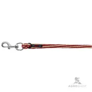 Pastaigu pavada Hippo ar standarta karabīni, baklažānu/melna, 2m