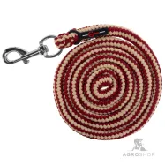 Pastaigu pavada Hippo ar standarta karabīni, baklažānu/melna, 2m