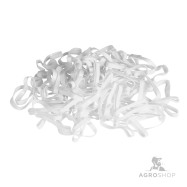 Rubber bands silicone, black, 500 pcs/PK