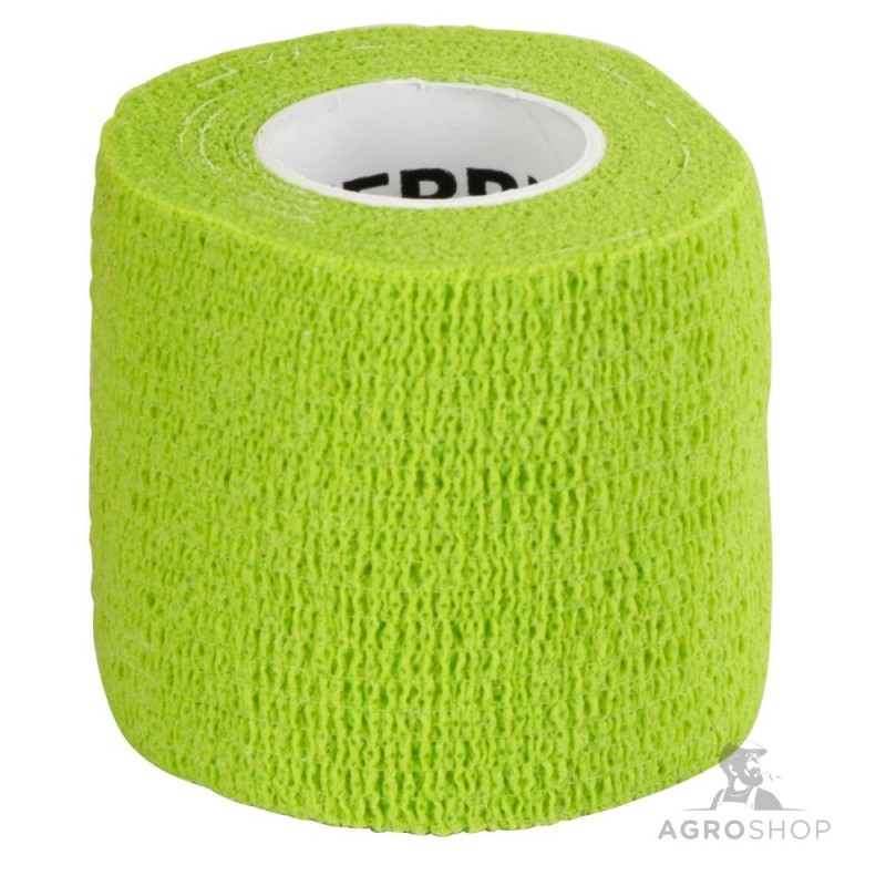 Elastīgs apsējs EquiLastic, zaļa, 5cm