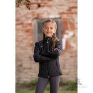 Jāšanas jaka Covalliero HybridJacket Kids, melna 140/146