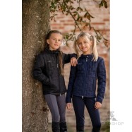 Jāšanas jaka Covalliero HybridJacket Kids, melna 140/146