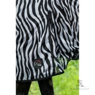 Pretkukaiņu zirgu sega ar kakla daļu Zebra HKM