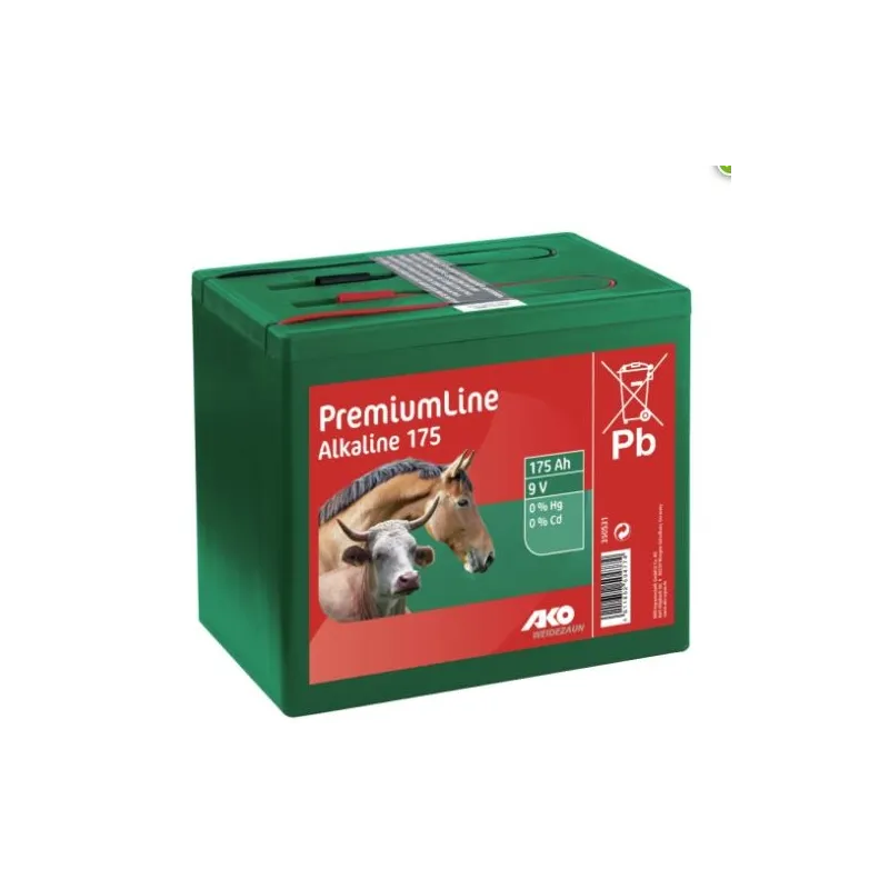 Elektrikarjuse aku 9V/175 Ah Alkaline