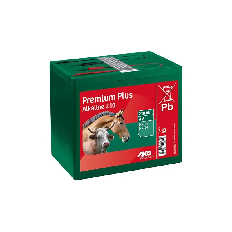 Sähköpaimenen akku 9V/210 Ah Alkaline