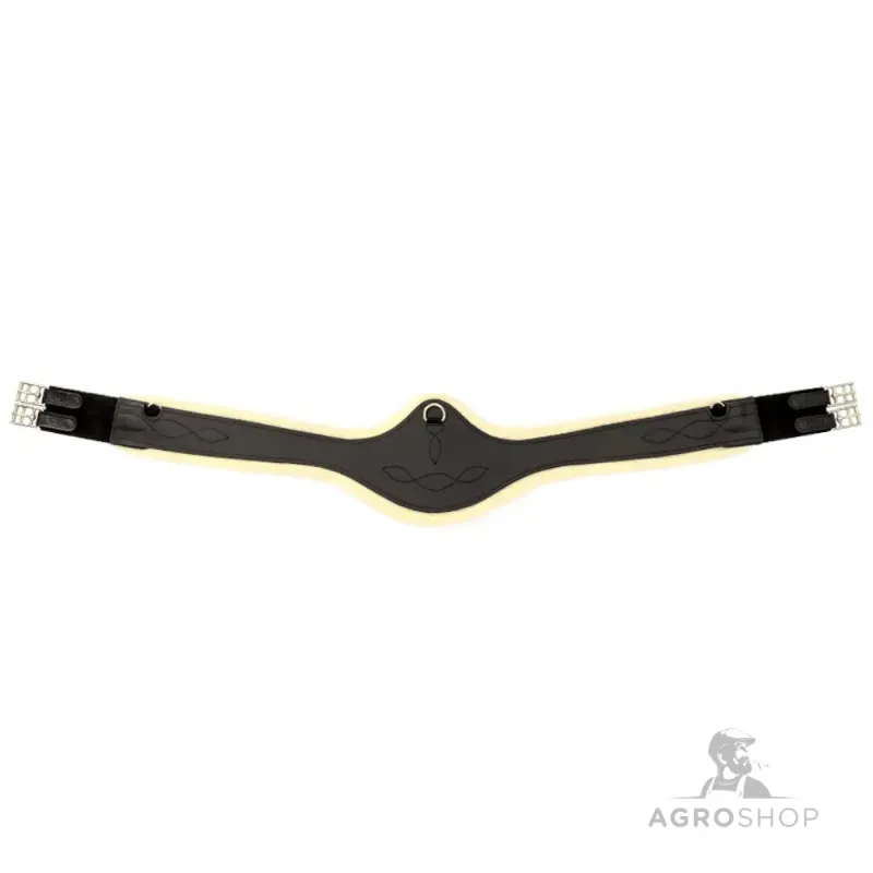 Seglu josta ar kažokādu Oiled Leather Casper Elastic Kavalkade