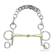 Divdaļīga pelham trenze 16mm Kavalkade