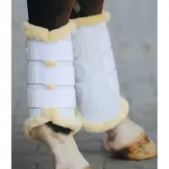 Treniņu kāju aizsargi zirgiem Show Faux Fur Kavalkade