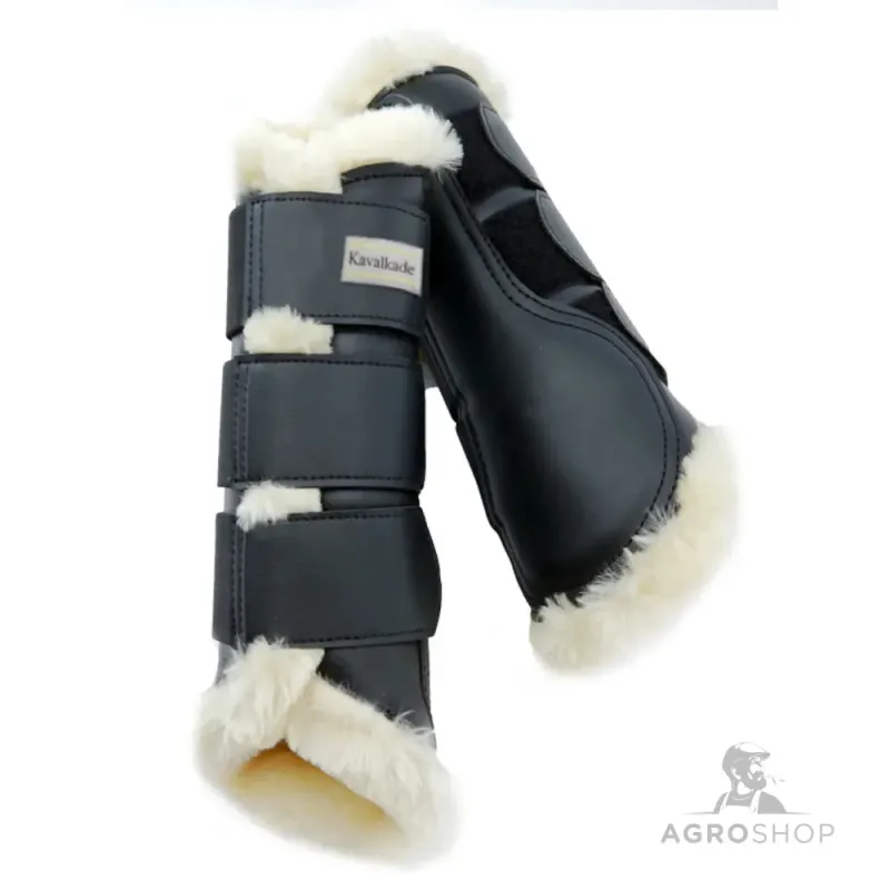 Treniņu kāju aizsargi zirgiem Show Faux Fur Kavalkade