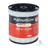 Elektriskā gana žoga lente AKO Platinum Line köis 6mm/500m