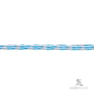 Elektriskā gana žoga lente AKO PlatinumLine 300m balta/zila