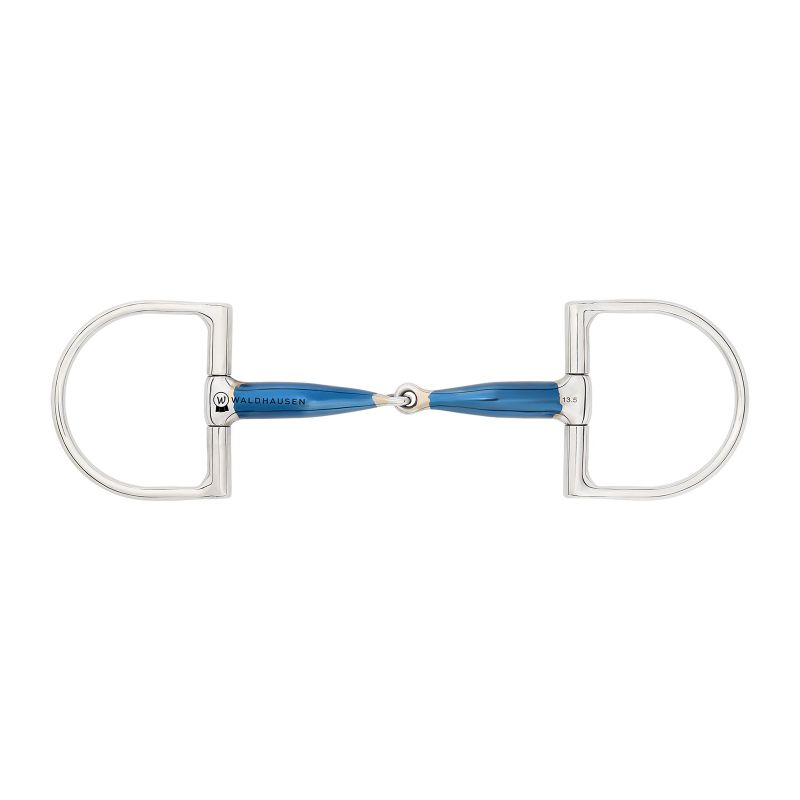 Divdaļīga trenze ar D-veida gredzeniem Sweet Iron 14mm Waldhausen